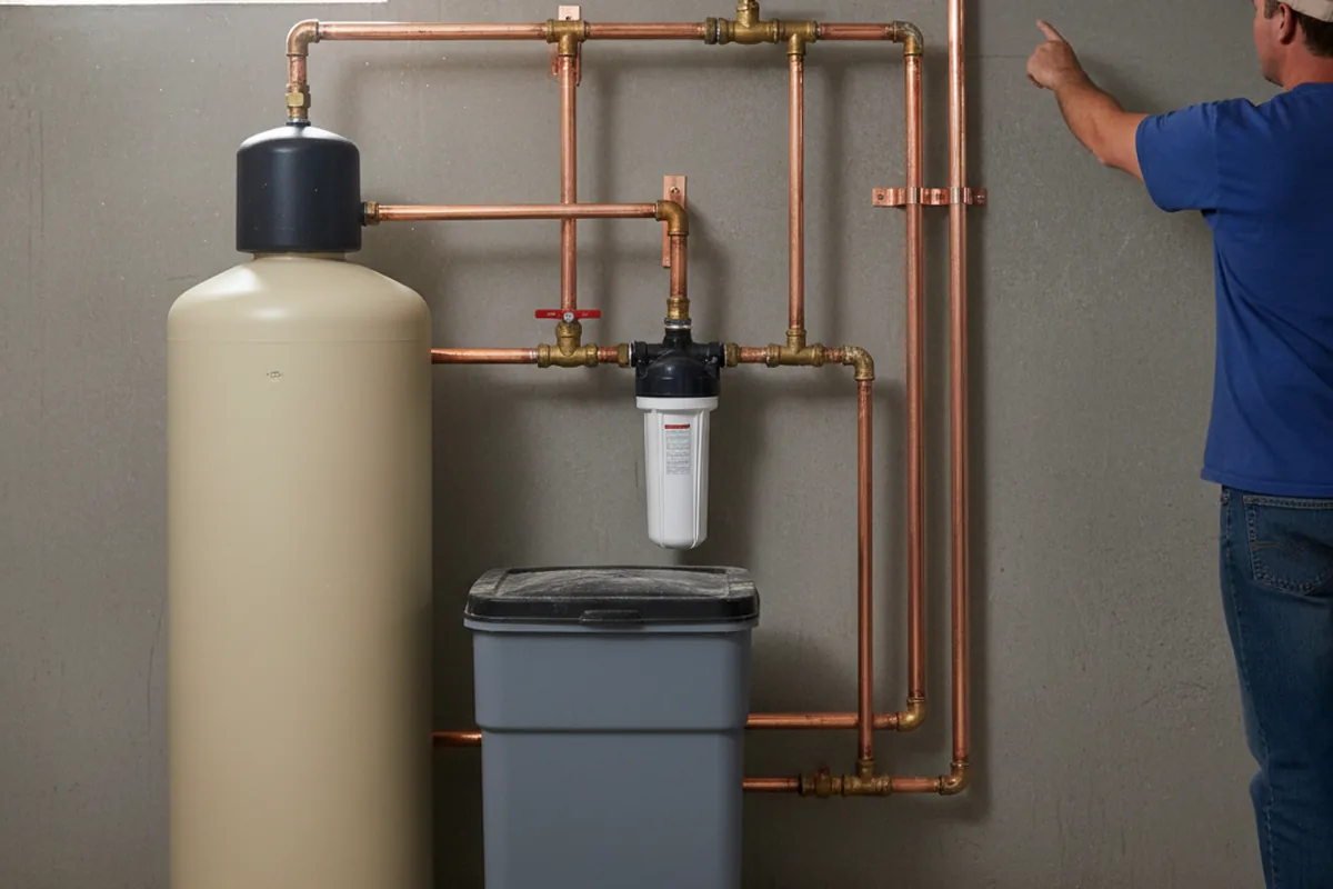 Whole-house water treatment system installed in Floral Park